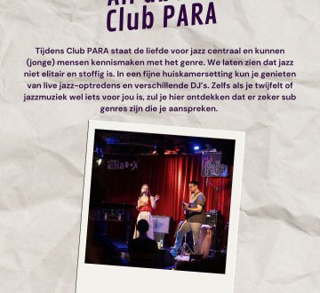 Chillen bij Club Para x B-YOU - over club para