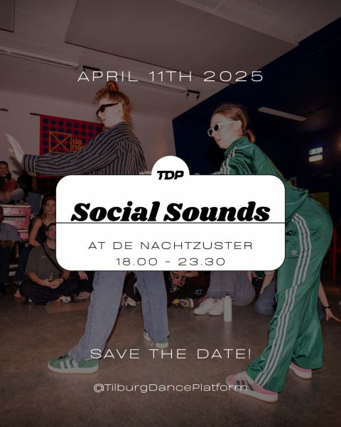 Social sounds flyer - Cultuurfonds B-YOU by Art-fact Tilburg