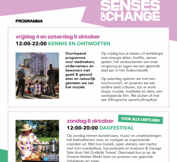 Senses of change flyer (achterkant)