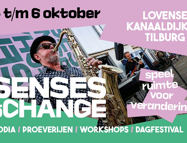Workshops tijdens festival Senses of Change