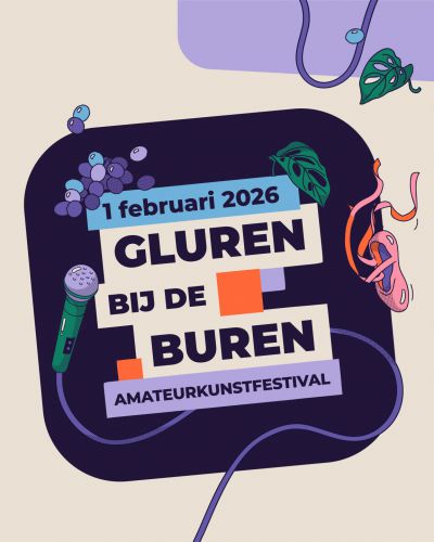 poster Gluren bij de Buren