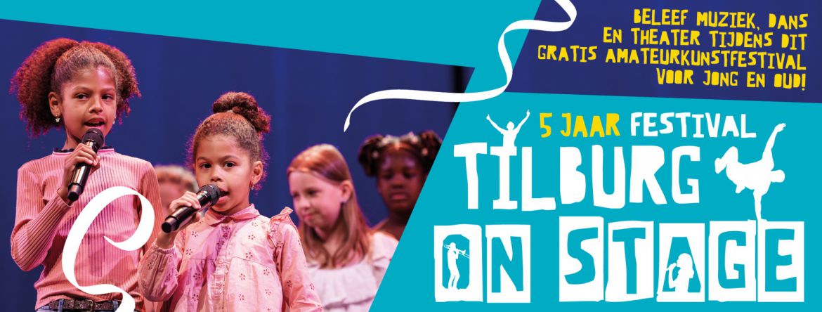 Festival Tilburg on Stage Lustrumeditie Festival Tilburg on Stage op zondag 28 juni 2026! Het wordt weer een dag én een podium voor alle vrijetijdskunstenaars in de gemeente Tilburg. 