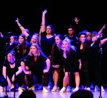 Vocal Group Des Unique | We heten niet voor niets Des Unique. Ieder van de 17 zangeressen heeft een unieke kwaliteit of uitstraling waardoor het geheel meer is dan de som van de delen. Samen zetten we een performance neer op hoog niveau en staan we garant voor muzikale kwaliteit. Des Unique zingt drie- tot negenstemmig, van gevoelige tot stevige nummers.