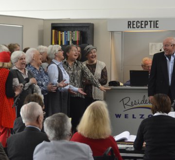 De Gouden Mix, scene uit de show ‘Residentie Welzorg’